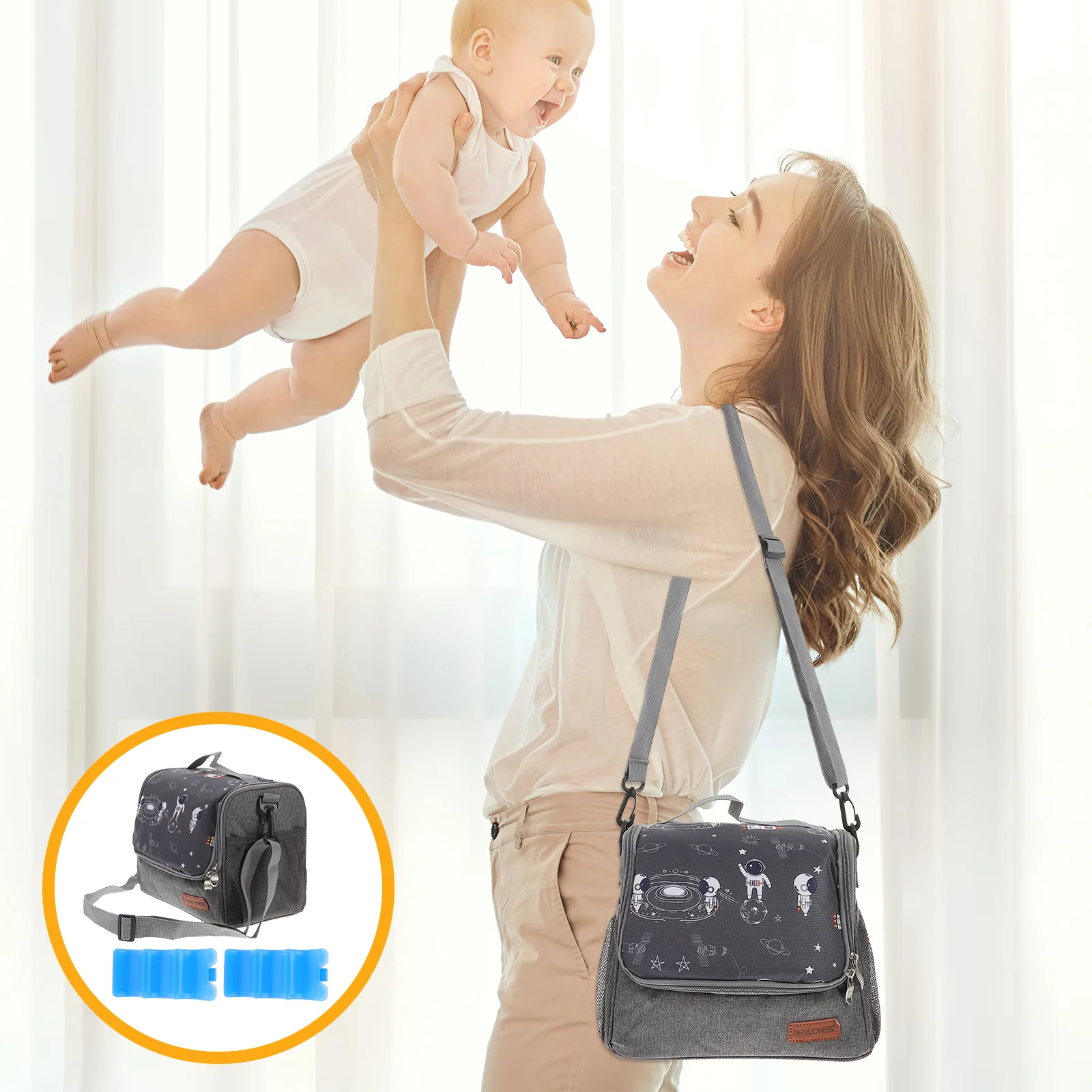 1 Set Breastmilk Cooler Bag Simplicity Fresh Preservation Bag Bottle Cooler Cooler with Pack Included
1 Set Breastmilk Cooler Bag Simplicity Fresh Preservation Bag Bottle Cooler Cooler with Pack Included