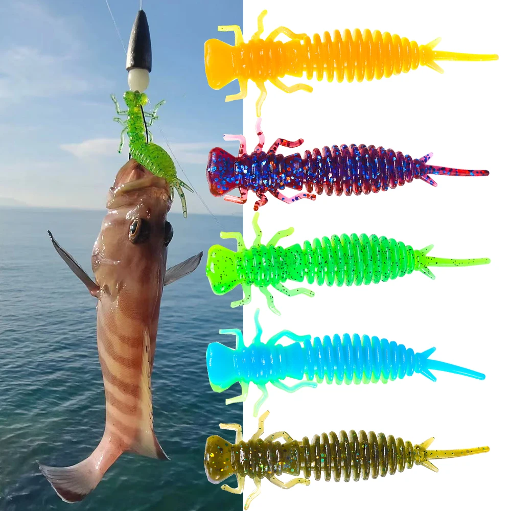 Soft Fishing Lures 75mm 89mm Wobblers Carp Bass Fishing Soft Lures Silicone Artificial Insect Silica Gel Soft Bait
Soft Fishing Lures 75mm 89mm Wobblers Carp Bass Fishing Soft Lures Silicone Artificial Insect Silica Gel Soft Bait