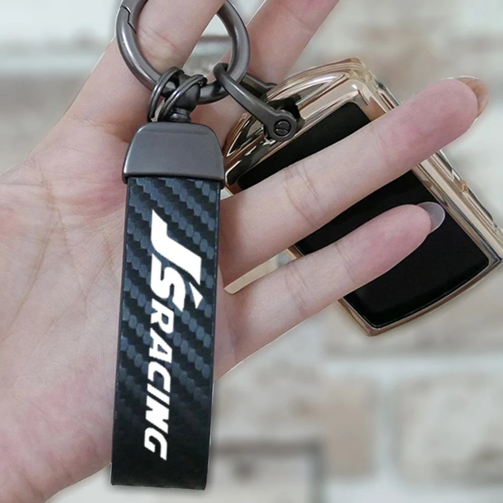 Carbon fiber Keychain Car Logo Key Ring Car Styling for Jaguar JS RACING Car Key Ring Holder Jewelry Square Pattern Buckle
Carbon fiber Keychain Car Logo Key Ring Car Styling for Jaguar JS RACING Car Key Ring Holder Jewelry Square Pattern Buckle