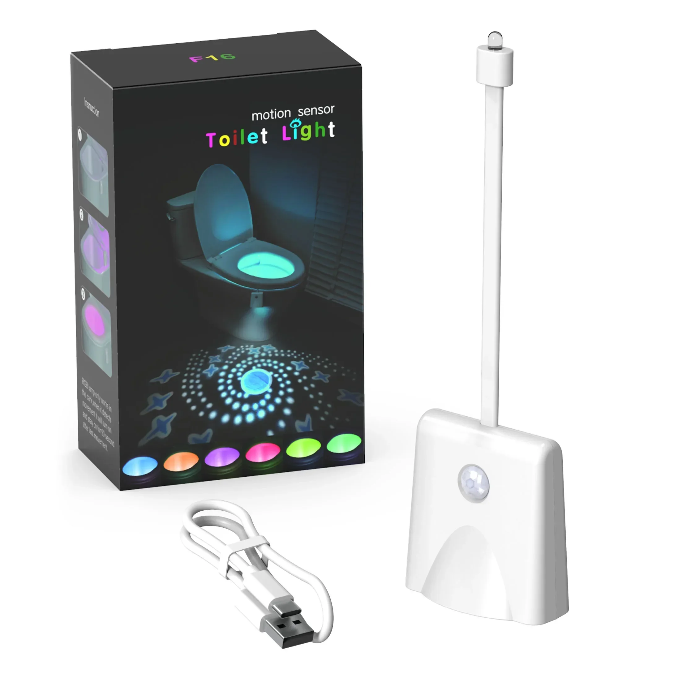 Светодиодный Ночник Для Туалета С Датчиком Движения, Цветной Проектор, Перезаряжаемый, Интеллектуальная Зарядка
Светодиодный Ночник Для Туалета С Датчиком Движения, Цветной Проектор, Перезаряжаемый, Интеллектуальная Зарядка