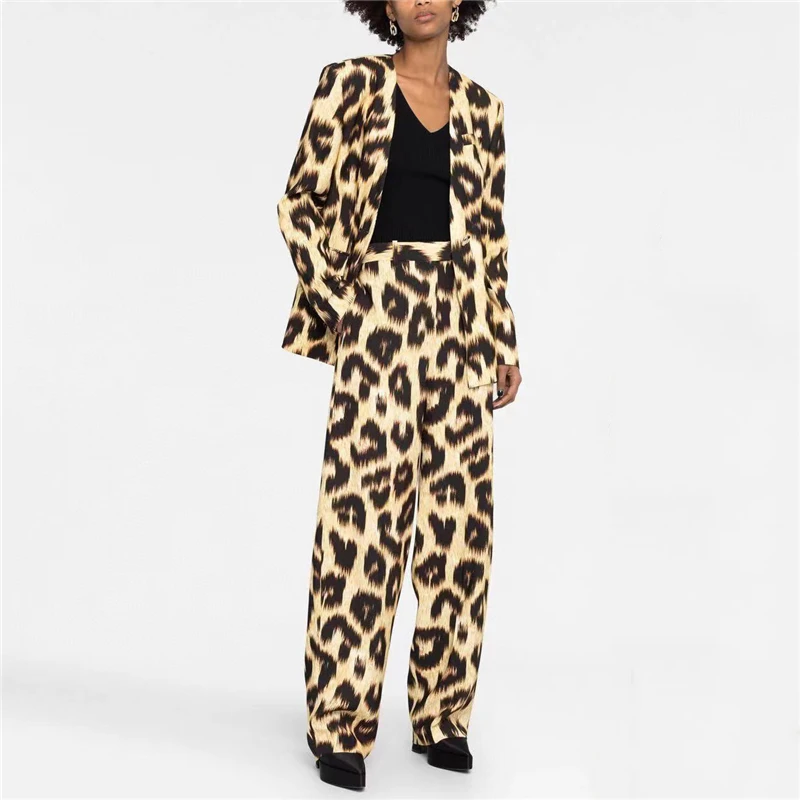High-quality 2023SS new women's Y2K vintage leopardprint suit jacket big-name fashionHigh Street slimjacket office commuter suit
High-quality 2023SS new women's Y2K vintage leopardprint suit jacket big-name fashionHigh Street slimjacket office commuter suit