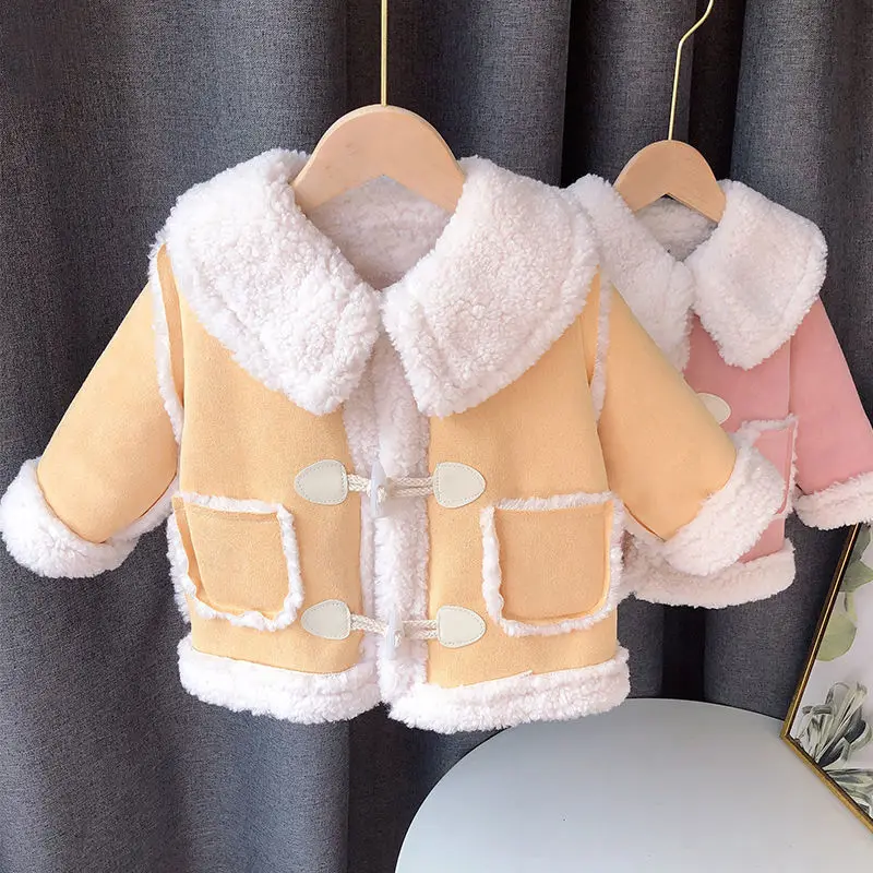 Girls Coat Jacket Cotton Outwear Overcoat 2022 Yellow Warm Thicken Plus Velvet Winter Autumn Teenager Children's Clothing
Girls Coat Jacket Cotton Outwear Overcoat 2022 Yellow Warm Thicken Plus Velvet Winter Autumn Teenager Children's Clothing