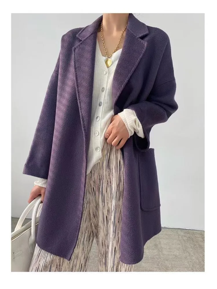 brand genuine Luxury 2023 Short Autumn and Winter Women's Double-sided Real Fur Coat Wool&blends Cashmere Loose Bathrobe New Fas
brand genuine Luxury 2023 Short Autumn and Winter Women's Double-sided Real Fur Coat Wool&blends Cashmere Loose Bathrobe New Fas