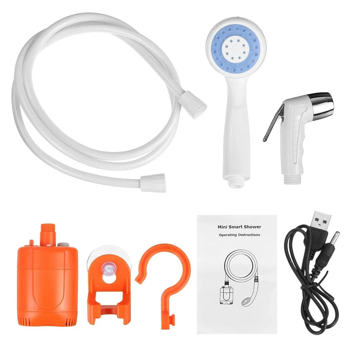 New USB Rechargeable Portable Car Washer Camping Shower Set Car Shower Washer Pump for Outdoor Camping Orange
New USB Rechargeable Portable Car Washer Camping Shower Set Car Shower Washer Pump for Outdoor Camping Orange