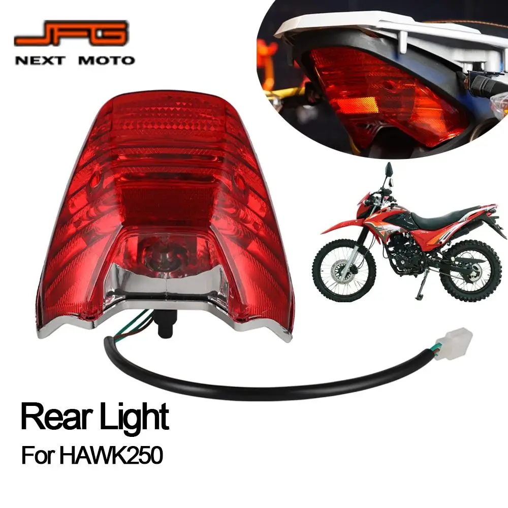 Светодиодный задний фонарь для мотоцикла, задний фонарь для HAWK250, дневные ходовые стоп-сигналы, сигнальные огни, аксессуары для мотокросса, грязевой пит-байк
Светодиодный задний фонарь для мотоцикла, задний фонарь для HAWK250, дневные ходовые стоп-сигналы, сигнальные огни, аксессуары для мотокросса, грязевой пит-байк