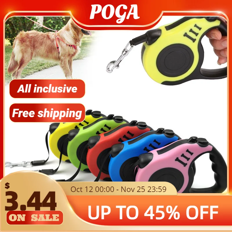 3m 5m Dog Leash Durable Leash Automatic Retractable Nylon Cat Lead Extension Puppy Walking Running Lead Roulette For Dog
3m 5m Dog Leash Durable Leash Automatic Retractable Nylon Cat Lead Extension Puppy Walking Running Lead Roulette For Dog