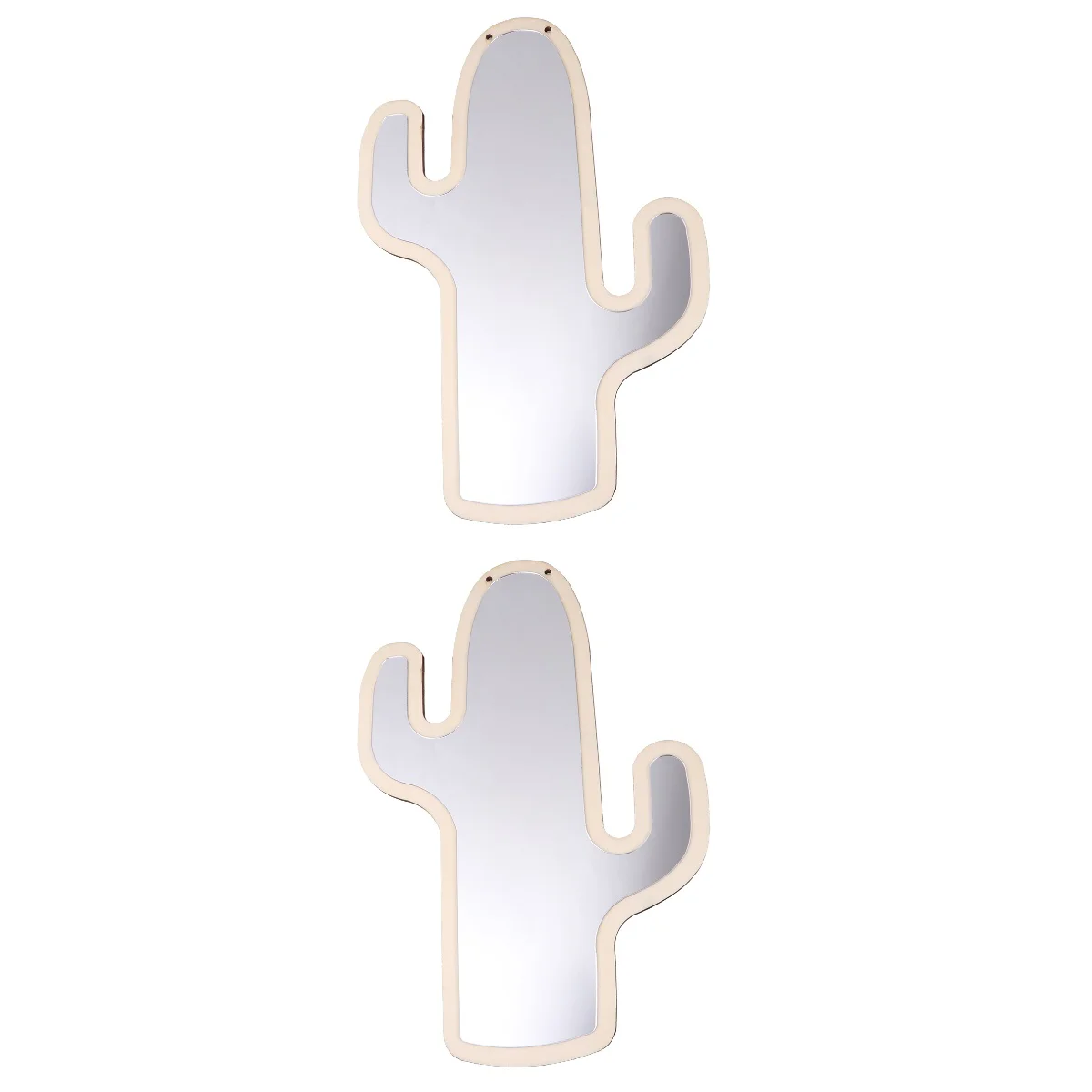 2pcs Shape Mirror Safe Decorative Wooden Mirror Decoration for Baby Nursery Decor (Khaki)
2pcs Shape Mirror Safe Decorative Wooden Mirror Decoration for Baby Nursery Decor (Khaki)