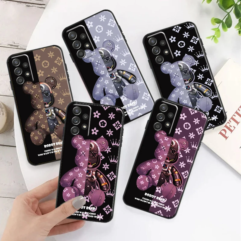 Luxury Mechanical Bear Phone Case For Samsung Galaxy A72 5G 4G Silicone Cover Coque Ultra-Thin Carcasa Black Soft TPU
Luxury Mechanical Bear Phone Case For Samsung Galaxy A72 5G 4G Silicone Cover Coque Ultra-Thin Carcasa Black Soft TPU
