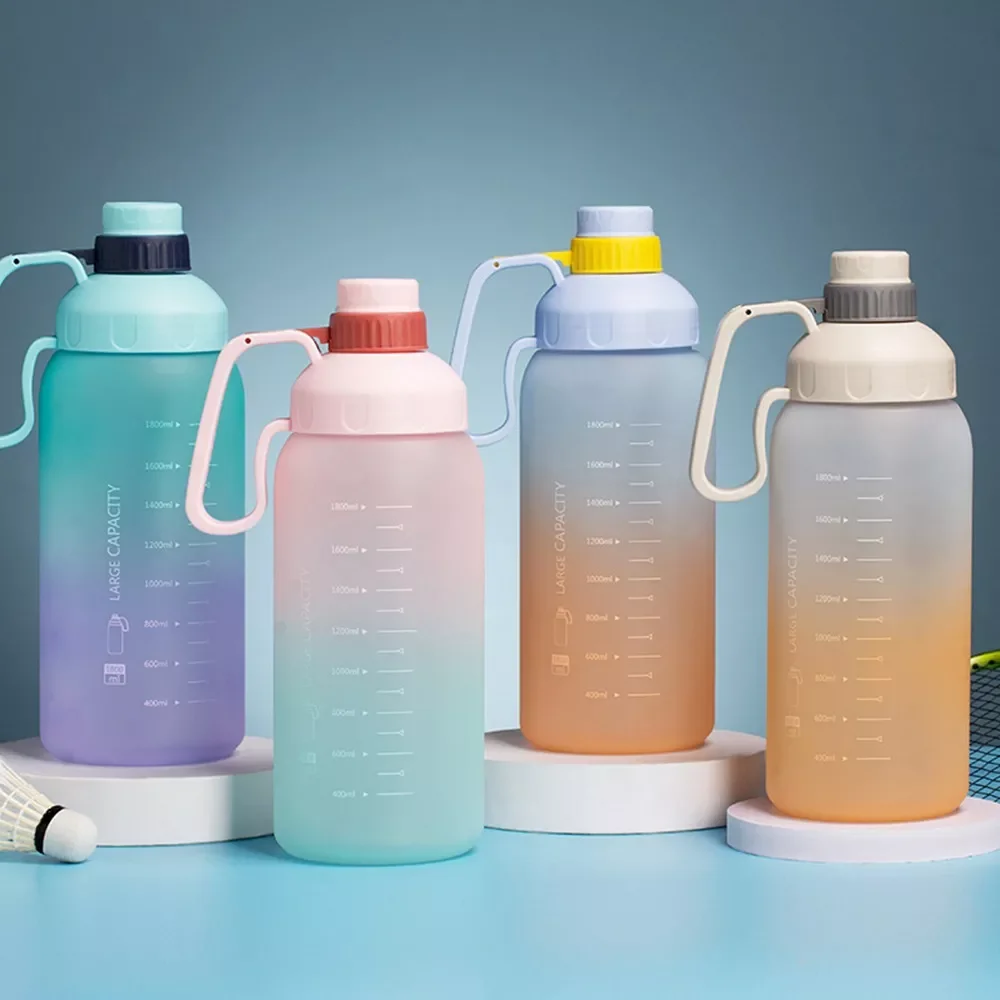 New in 1800ml Water Bottle Large Capacity Free Motivational With Time Marker Fitness Workout Plastic Cups Outdoor Gym Drinking
New in 1800ml Water Bottle Large Capacity Free Motivational With Time Marker Fitness Workout Plastic Cups Outdoor Gym Drinking