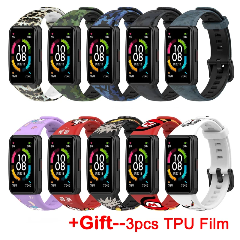 Replacement Bracelet Band For Huawei Band 6 Pro/huawei Band 6 / Honor Band 6 Fashion Wristband Ladies Silicone Durable Straps
Replacement Bracelet Band For Huawei Band 6 Pro/huawei Band 6 / Honor Band 6 Fashion Wristband Ladies Silicone Durable Straps