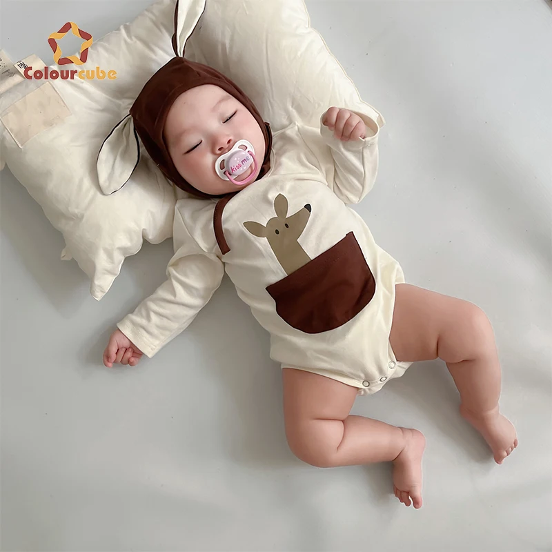 Newborn Clothes Suit Baby Romper Cotton Cute Kangaroo Onesies With Hat Boys Girls Overall Soft Long Sleeve Jumpsuit Kids Outfits
Newborn Clothes Suit Baby Romper Cotton Cute Kangaroo Onesies With Hat Boys Girls Overall Soft Long Sleeve Jumpsuit Kids Outfits