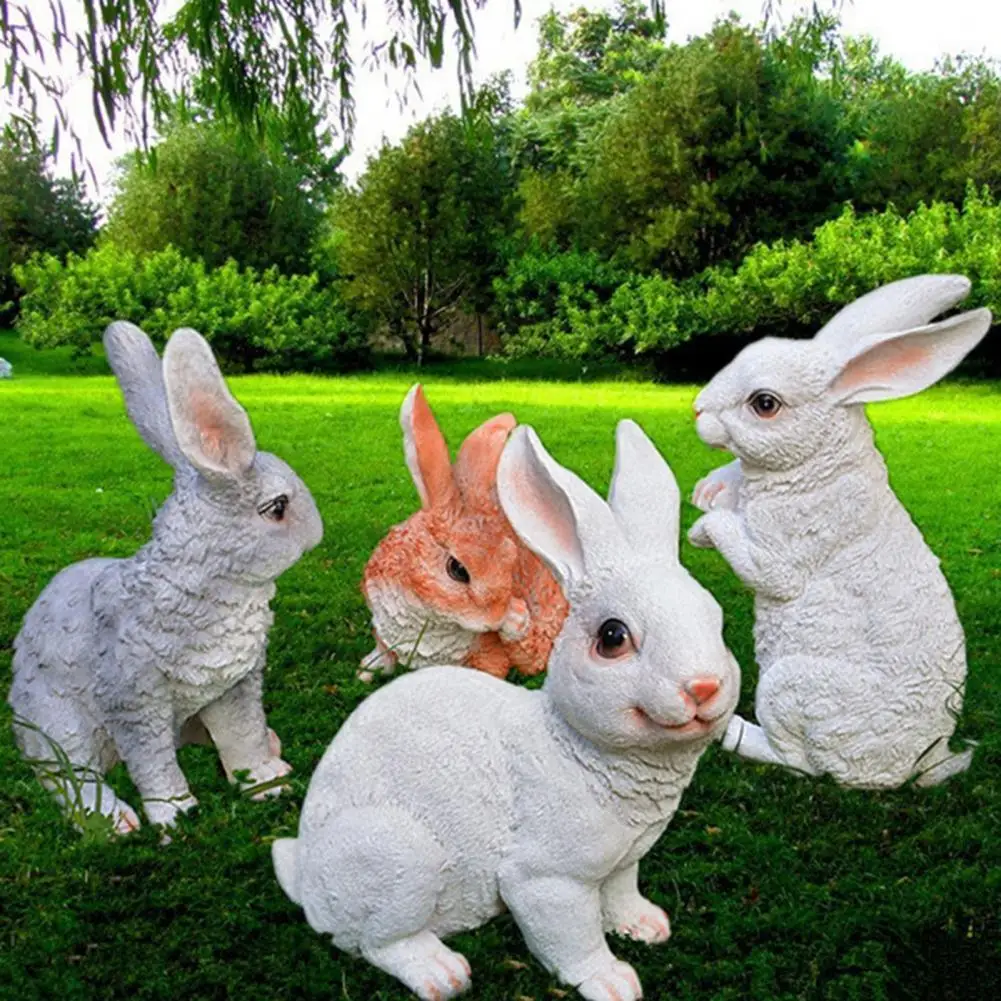 Realistic Appearance Fade-resistant DIY Craft Rabbit Statue Resin Garden Rabbit Ornament Miniature Sculpture Home Decor
Realistic Appearance Fade-resistant DIY Craft Rabbit Statue Resin Garden Rabbit Ornament Miniature Sculpture Home Decor