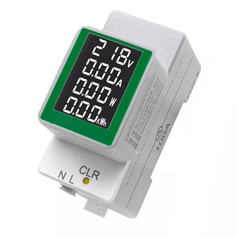 1 Pc White AC Digital Display Meter Multi-Function Rail Meter Voltage And Ammeter AC50-300V/100A Tester
1 Pc White AC Digital Display Meter Multi-Function Rail Meter Voltage And Ammeter AC50-300V/100A Tester