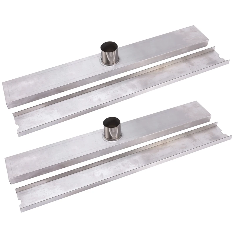 2X Linear Channel Floor Drain Gate Stainless Steel Type Shower Bathroom Drain Cover Invisible Large Floor Drain 50Cm
2X Linear Channel Floor Drain Gate Stainless Steel Type Shower Bathroom Drain Cover Invisible Large Floor Drain 50Cm