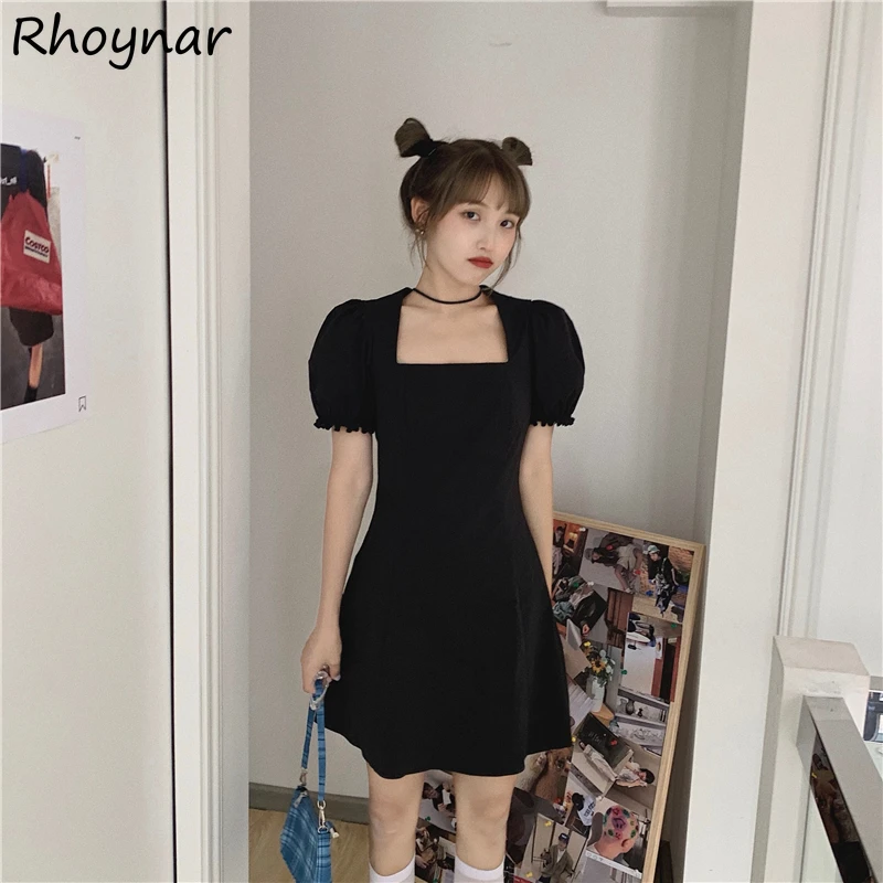 Short Sleeve Dress Women Elegant Simple Solid Sexy College Young Ladies Summer Cool Clothing Korean Style Cosy Folds New Design
Short Sleeve Dress Women Elegant Simple Solid Sexy College Young Ladies Summer Cool Clothing Korean Style Cosy Folds New Design
