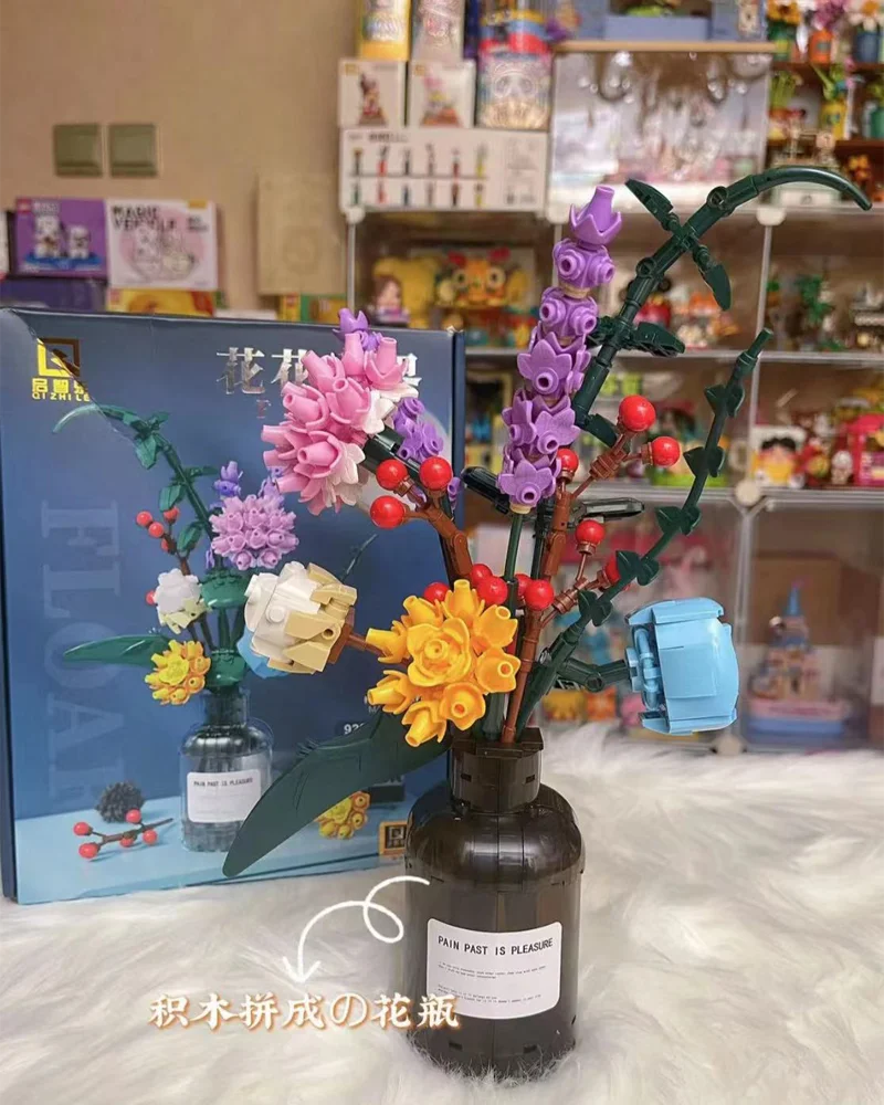 Aromatherapy Immortal Flower Bouquet Blossoms Succulent Plant Potted Plants with Vase Building Blocks Bricks DIY Toys for Girls
Aromatherapy Immortal Flower Bouquet Blossoms Succulent Plant Potted Plants with Vase Building Blocks Bricks DIY Toys for Girls