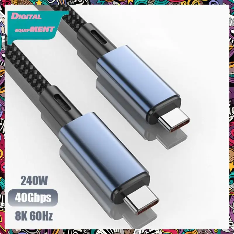 High Quality Data Cable Data Line Woven Material Maximum Support For 240w Super Fast Charging Cable Data Cable Digital Wire
High Quality Data Cable Data Line Woven Material Maximum Support For 240w Super Fast Charging Cable Data Cable Digital Wire