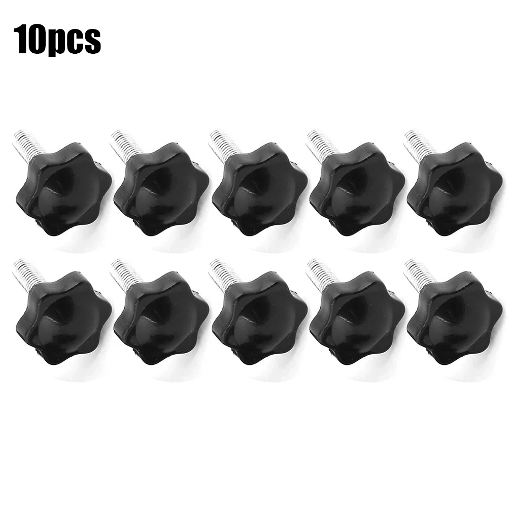 10pcs M8*30*32mm Hexagonal Plastic Handle Bolt Hand Screw Plastic Head Screw Home Improvement Hardware Accessories
10pcs M8*30*32mm Hexagonal Plastic Handle Bolt Hand Screw Plastic Head Screw Home Improvement Hardware Accessories