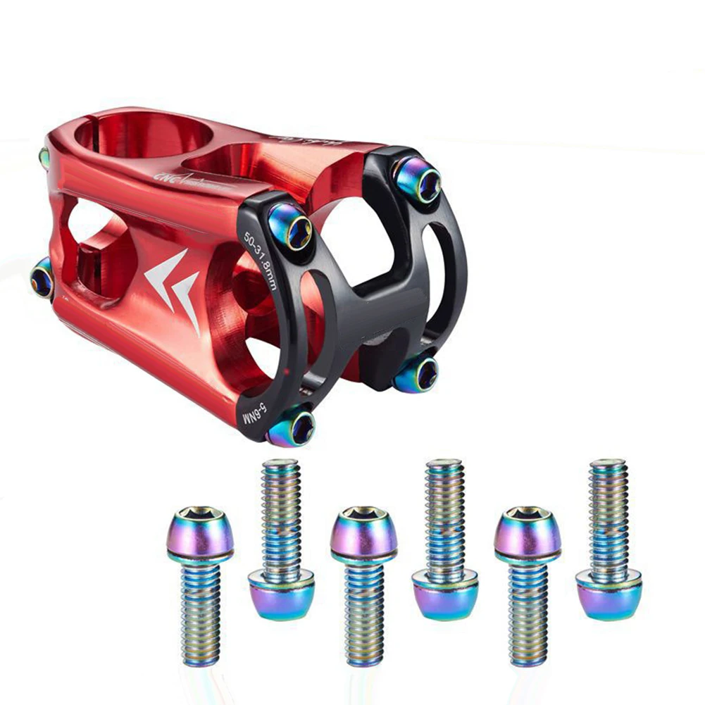 Mountain Road Bicycle Handlebar Handle Standing Screw Titanium Color Screw 5mm/6mm Titanium-plated Color Screw Riser Screw
Mountain Road Bicycle Handlebar Handle Standing Screw Titanium Color Screw 5mm/6mm Titanium-plated Color Screw Riser Screw
