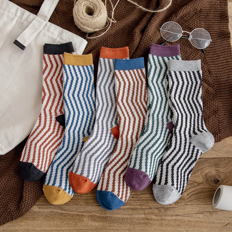 Warmth Preservation Socks Women's Kawaii Medium Length Tube Woman Clothes Vertical Bars Harajuku Personality Fashion Stripes
Warmth Preservation Socks Women's Kawaii Medium Length Tube Woman Clothes Vertical Bars Harajuku Personality Fashion Stripes