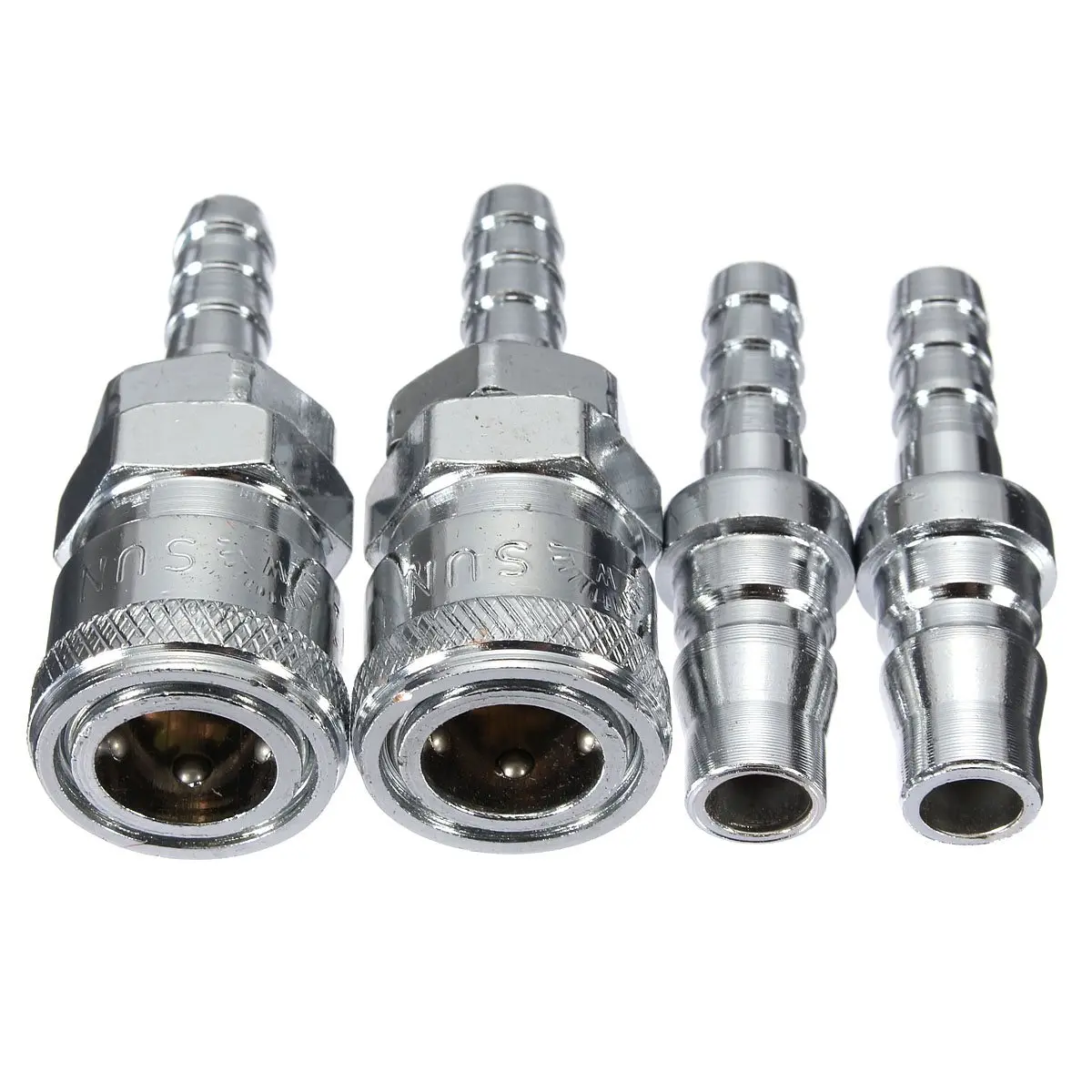 4pcs/set Male Female 8mm Gas Hose Copper Nozzle Quick Release joint Connector Caravan BBQ SH+PH
4pcs/set Male Female 8mm Gas Hose Copper Nozzle Quick Release joint Connector Caravan BBQ SH+PH