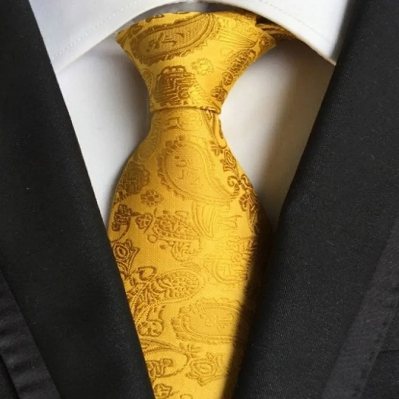 2/1pcs Yellow Jacquard Plaid Tie For Men Polyester Striped Neck Tie for Wedding Business Adult Suits Ties Men Necktie
2/1pcs Yellow Jacquard Plaid Tie For Men Polyester Striped Neck Tie for Wedding Business Adult Suits Ties Men Necktie