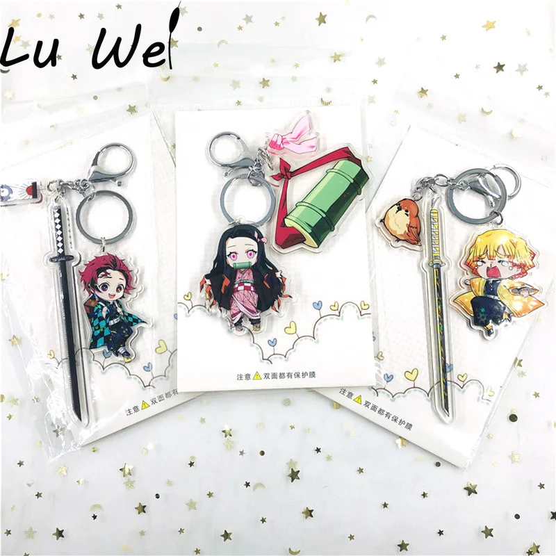 Anime Keychains Demon Slayer Sword Man Car Accessories Keychain Kimetsu No Yaiba Acrylic Bag Pendant Key Ring for Friends Gifts
Anime Keychains Demon Slayer Sword Man Car Accessories Keychain Kimetsu No Yaiba Acrylic Bag Pendant Key Ring for Friends Gifts