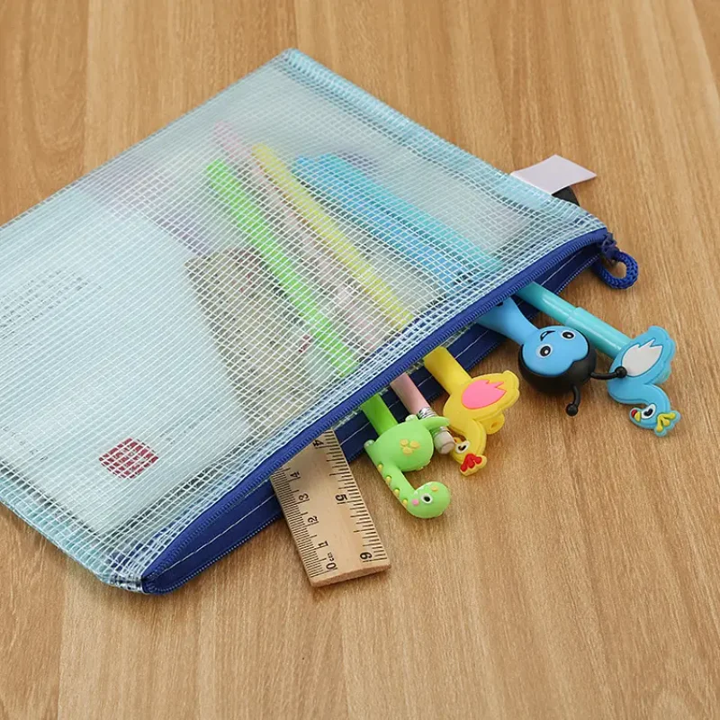 Mesh Zipper Pocket Folders A4 A5 A3 Waterproof Pvc Document Bag for Pouch Filing Stationery Organizer Office Metting Supplies
Mesh Zipper Pocket Folders A4 A5 A3 Waterproof Pvc Document Bag for Pouch Filing Stationery Organizer Office Metting Supplies