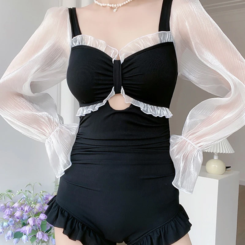 Swimsuit Women Sexy Bikini New Korean Style Girls One-Piece Monokini Padded Push Up Swimwear Beach Wear Backless Elegant Kawaii
Swimsuit Women Sexy Bikini New Korean Style Girls One-Piece Monokini Padded Push Up Swimwear Beach Wear Backless Elegant Kawaii