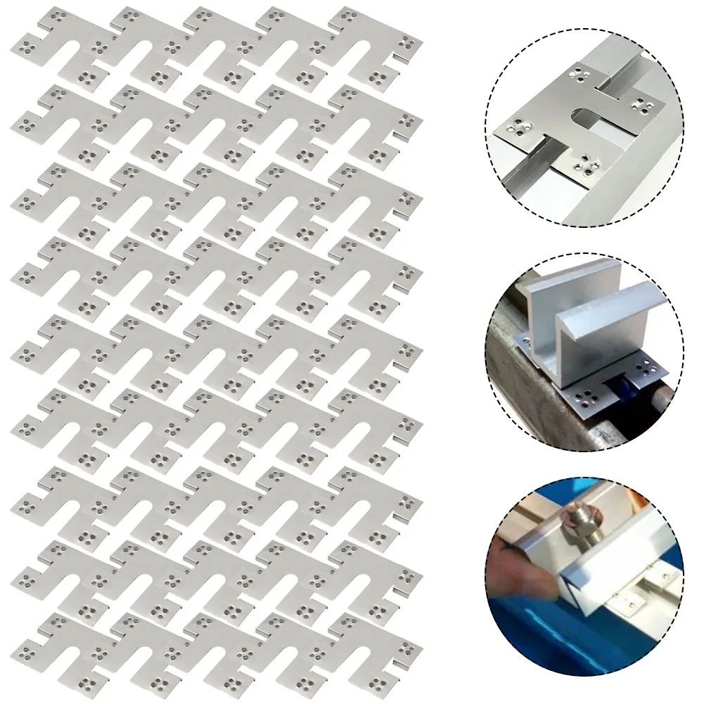 50pcs Solar Panel Mounting PV Grounding Clip Washer Spacer Construction Ground Lug Solar PV Grounding Conductive Sheet
50pcs Solar Panel Mounting PV Grounding Clip Washer Spacer Construction Ground Lug Solar PV Grounding Conductive Sheet