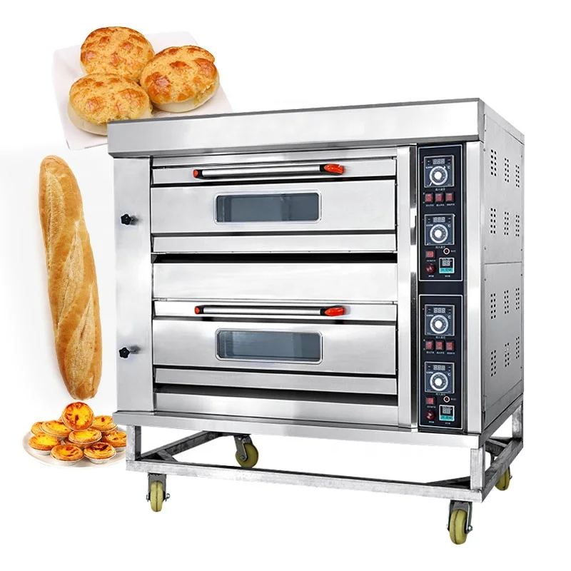 Mobile Double Deck Wall Bake Cake Bread Big Size Luxury Gas Electric Food Pizza Oven for Sale
Mobile Double Deck Wall Bake Cake Bread Big Size Luxury Gas Electric Food Pizza Oven for Sale