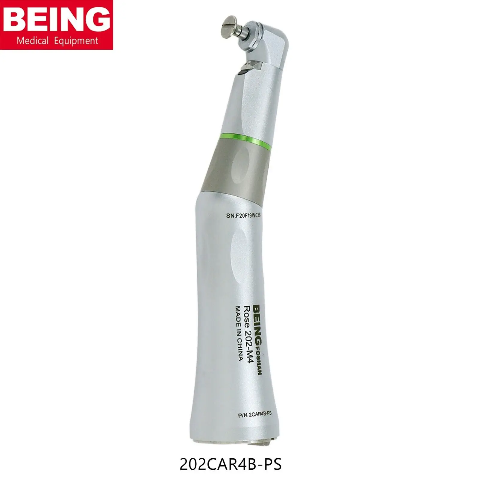 BEING Dental 4:1 Fiber Optic Prophylaxis Intra Head Contra Angle 202CAR4B-PS
BEING Dental 4:1 Fiber Optic Prophylaxis Intra Head Contra Angle 202CAR4B-PS