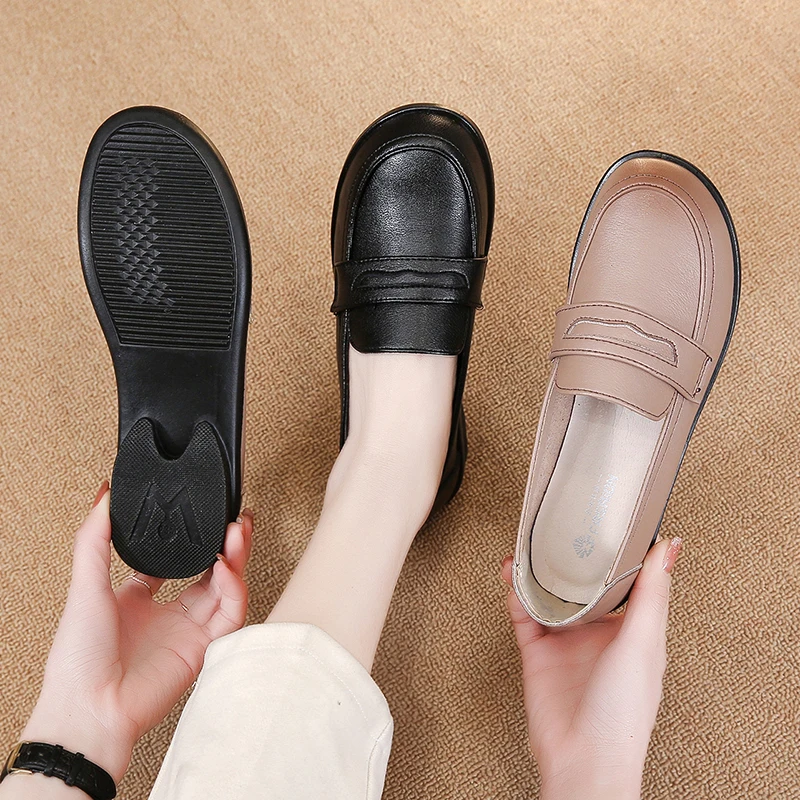 Low Heels Shoes Woman Flats Loafers With Fur Casual Female Sneakers Round Toe Slip-on Autumn Oxfords Soft Dress Slip On Grandma
Low Heels Shoes Woman Flats Loafers With Fur Casual Female Sneakers Round Toe Slip-on Autumn Oxfords Soft Dress Slip On Grandma