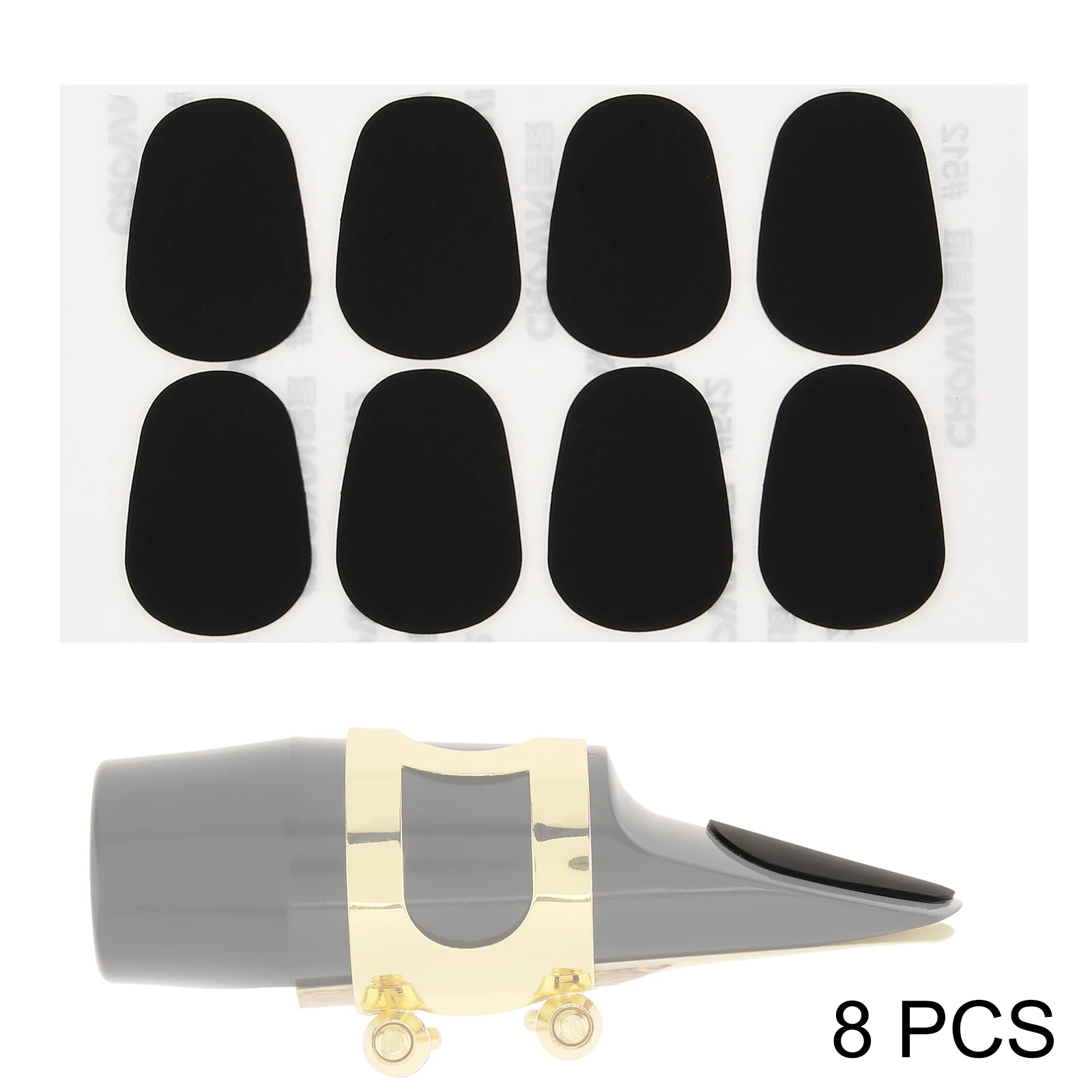 8pcs Saxophone Mouthpiece Standard 0.8mm Silicone Sax Mouthpiece Cushions Patches Pads for Alto Tenor Saxophone Clarinet
8pcs Saxophone Mouthpiece Standard 0.8mm Silicone Sax Mouthpiece Cushions Patches Pads for Alto Tenor Saxophone Clarinet