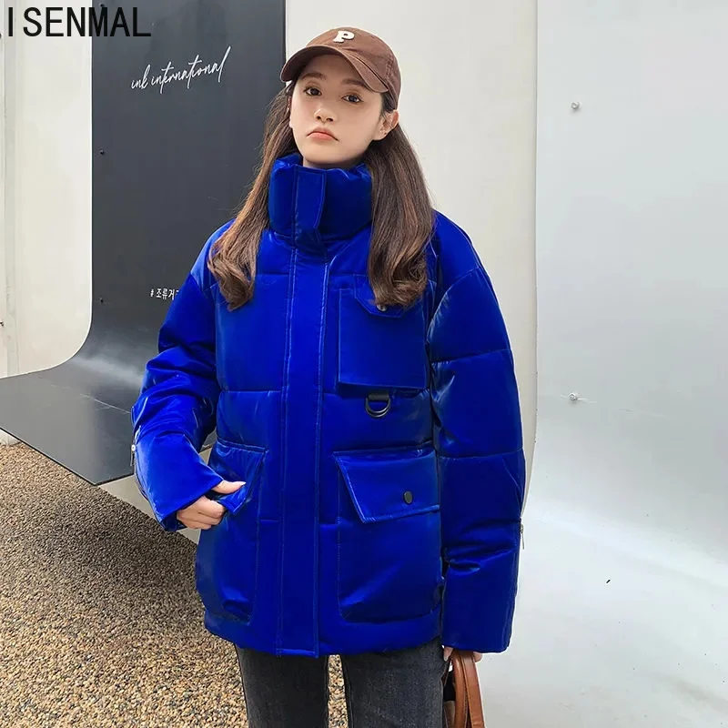 2022 New Women's Coats Winter Parkas Jacket Thicken Warm Cotton Padded Parka Female Loose Bread Service Jackets Outwear
2022 New Women's Coats Winter Parkas Jacket Thicken Warm Cotton Padded Parka Female Loose Bread Service Jackets Outwear