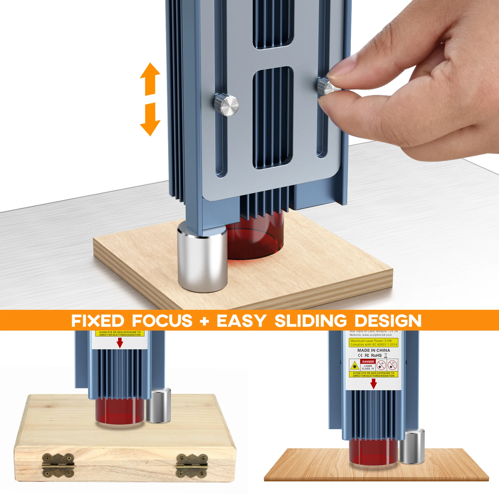 Sculpfun S6 PRO / S9 Laser Engraver Module Head for Engraving Machine Cutter Wood Acrylic Cutting Metal | Инструменты