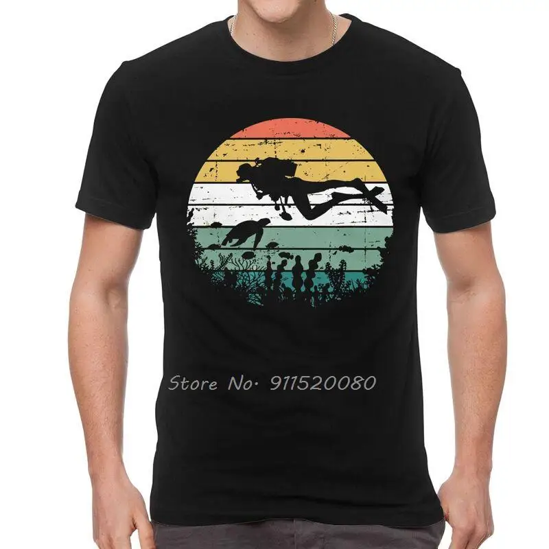 Men's Vintage Scuba Diving T-Shirt Graphic Ocean Dive Diver Tshirt Hip Hop T Shirt Homme Cotton Tee Gift Streetwear Harajuku
Men's Vintage Scuba Diving T-Shirt Graphic Ocean Dive Diver Tshirt Hip Hop T Shirt Homme Cotton Tee Gift Streetwear Harajuku