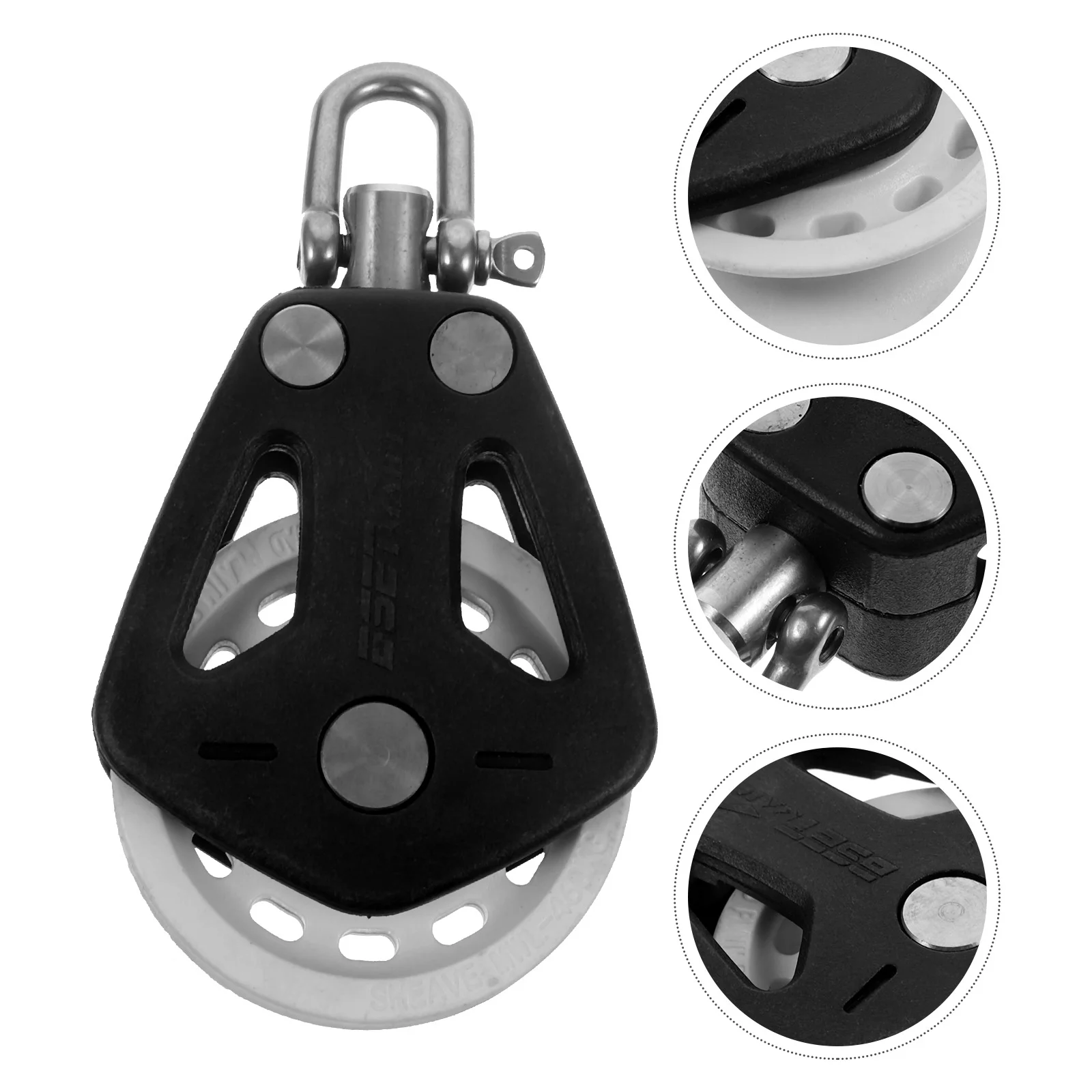 Sailboat Pulley Block Lifting Single Pulley Cable Pulley Nylon Crane Pulley Small Gym Pulley
Sailboat Pulley Block Lifting Single Pulley Cable Pulley Nylon Crane Pulley Small Gym Pulley