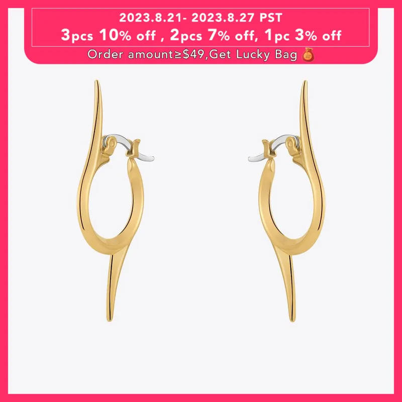 Enfashion Pure Irregular Round Earrings Gold Color Stainless Steel Hoops Earings For Women Fashion Jewelry Aros Dropship 221480
Enfashion Pure Irregular Round Earrings Gold Color Stainless Steel Hoops Earings For Women Fashion Jewelry Aros Dropship 221480