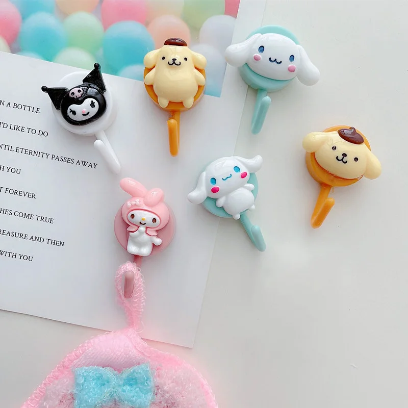 Кавайный Sanrio Kuromi My Melody PompomPurin Cinnamoroll, мультяшная вискозная наклейка на крючок, бесплатный пунш, кухонный декор для стен, милый домашний крючо...
Кавайный Sanrio Kuromi My Melody PompomPurin Cinnamoroll, мультяшная вискозная наклейка на крючок, бесплатный пунш, кухонный декор для стен, милый домашний крючо...