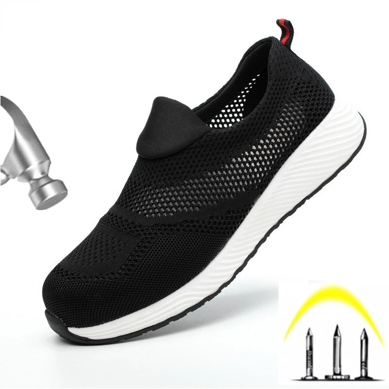 Labor Insurance Shoes Men's Non-slip Anti-smashing Anti-piercing Protection Safety Work Shoes Summer Breathable Deodorant Shoe
Labor Insurance Shoes Men's Non-slip Anti-smashing Anti-piercing Protection Safety Work Shoes Summer Breathable Deodorant Shoe
