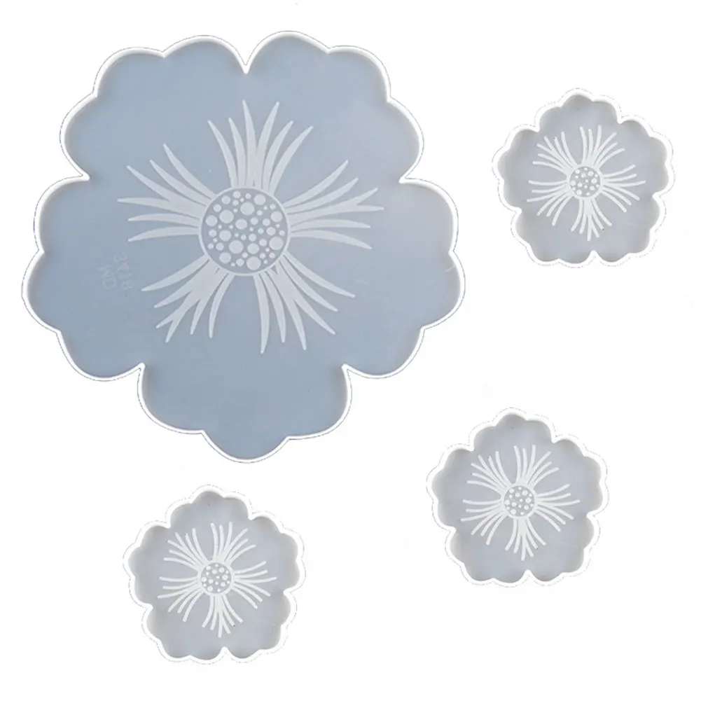 4pcs/set Coaster Mold Multipurpose Jewelry Making DIY Craft Epoxy Resin Home Flower Shape Gift Sturdy Easy Clean Casting Art
4pcs/set Coaster Mold Multipurpose Jewelry Making DIY Craft Epoxy Resin Home Flower Shape Gift Sturdy Easy Clean Casting Art