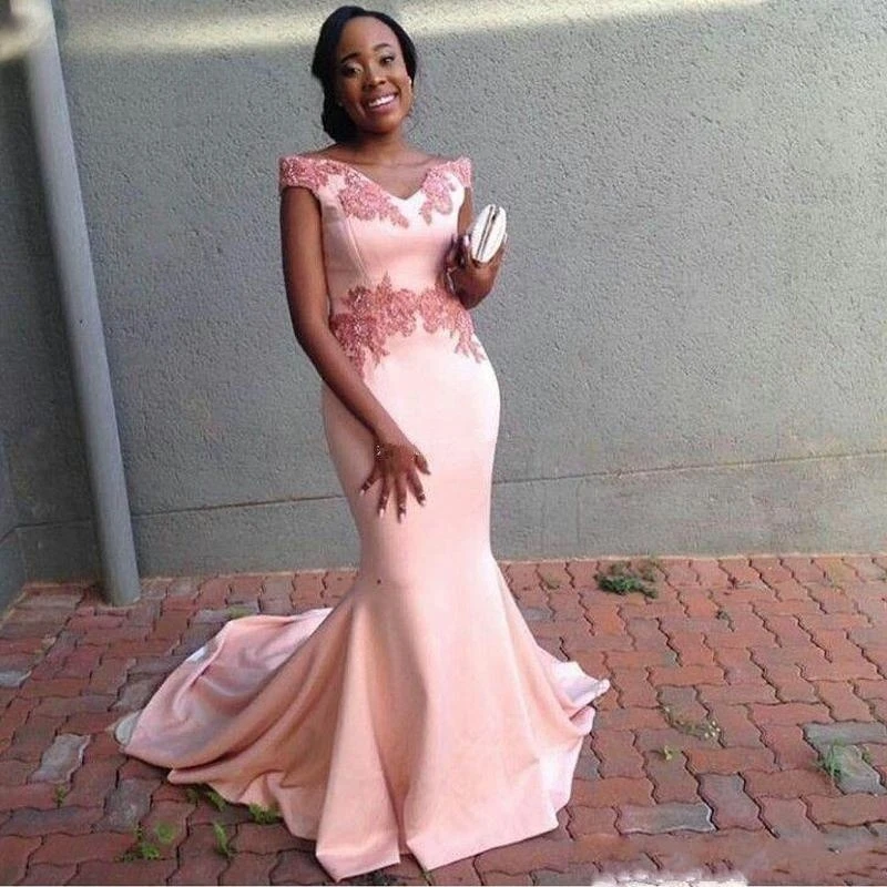 Pink Mermaid Evening Dress Satin Prom Party Gowns Long Appliques Lace Formal Women Special Occasion Dresses Plus Size Wedding
Pink Mermaid Evening Dress Satin Prom Party Gowns Long Appliques Lace Formal Women Special Occasion Dresses Plus Size Wedding