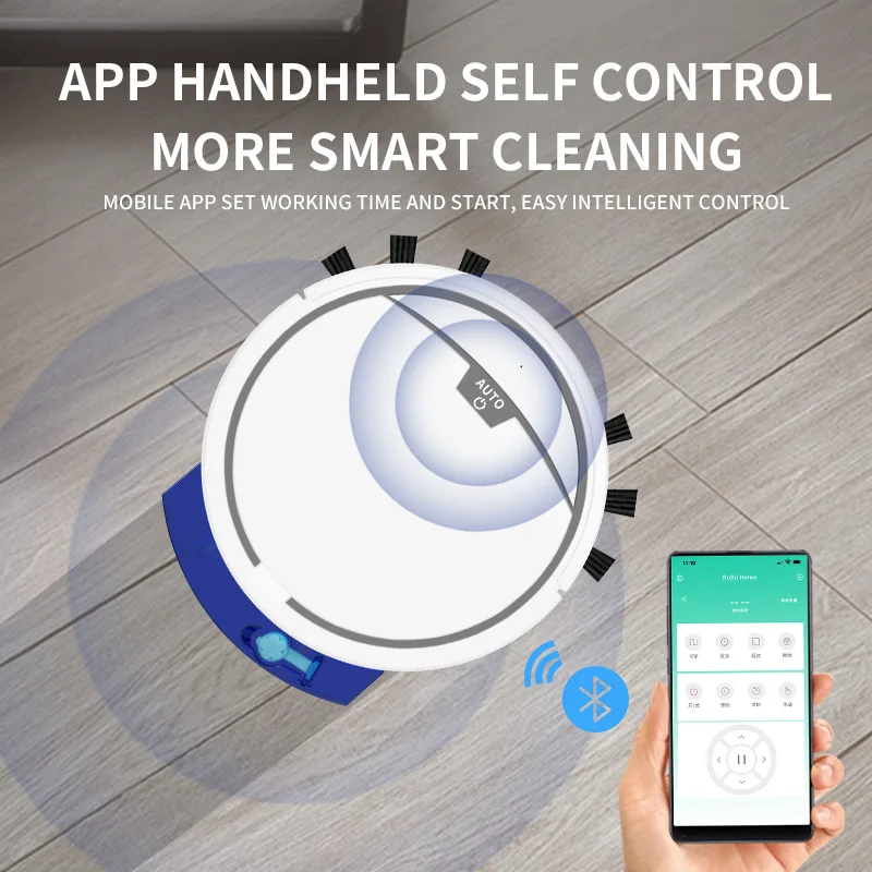 2800PA Intelligent Robot Vacuum Cleaner for Home Remote Control Wet and Dry Cleaning Sweeping Smart Vacuum Cleaner Dust Collect
2800PA Intelligent Robot Vacuum Cleaner for Home Remote Control Wet and Dry Cleaning Sweeping Smart Vacuum Cleaner Dust Collect