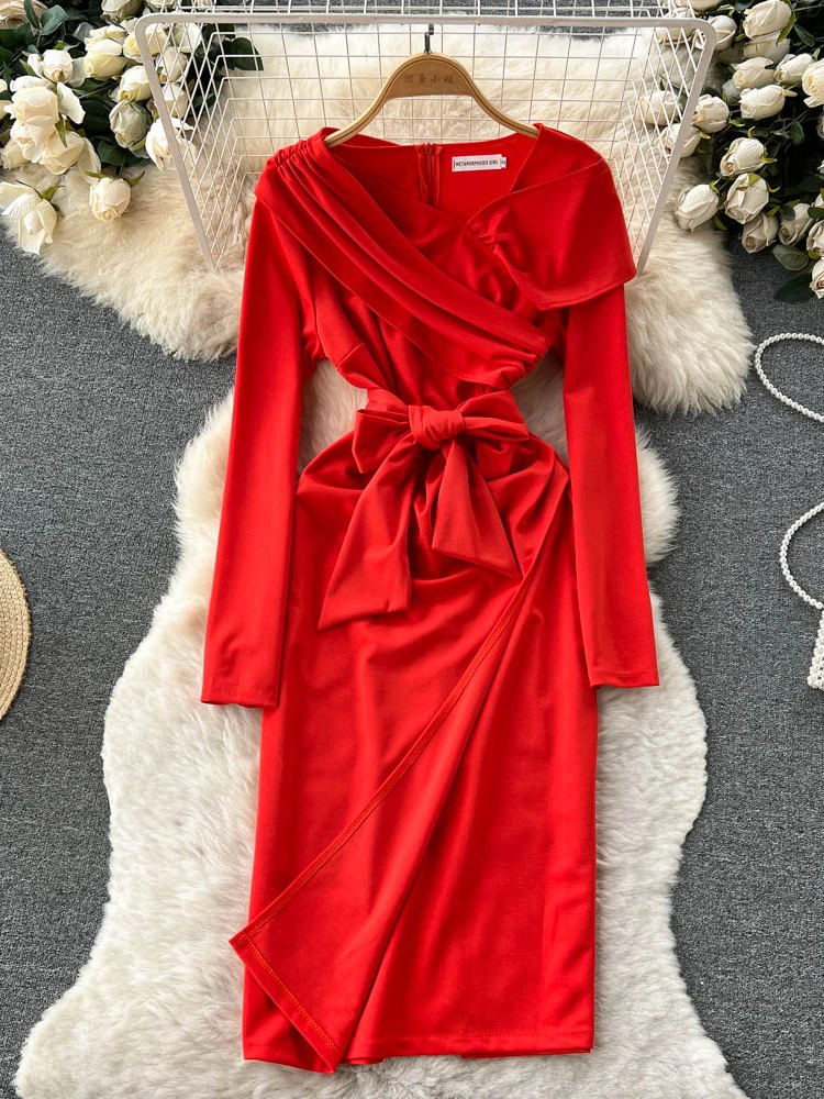 Aibeautyer New Casual Spring Autumn Solid Slim Full Lady Dress A Line V Neck Chiffon Pullover Mid-Calf Women Dresses
Aibeautyer New Casual Spring Autumn Solid Slim Full Lady Dress A Line V Neck Chiffon Pullover Mid-Calf Women Dresses