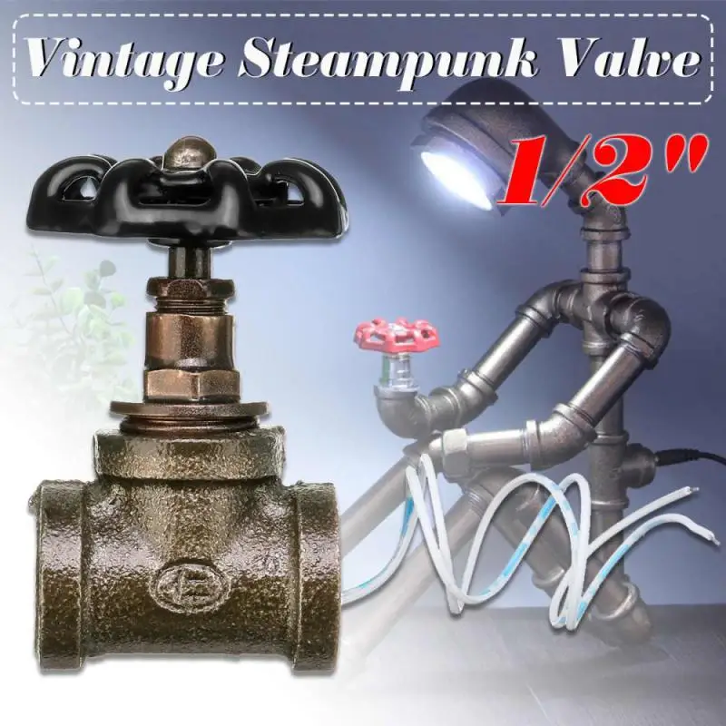 1/2 Inch Stop Valve Light Vintage Steampunk Switch With Wire For Water Pipe Lamps Lamp Loft Style Iron Valve Vintage Lamp
1/2 Inch Stop Valve Light Vintage Steampunk Switch With Wire For Water Pipe Lamps Lamp Loft Style Iron Valve Vintage Lamp