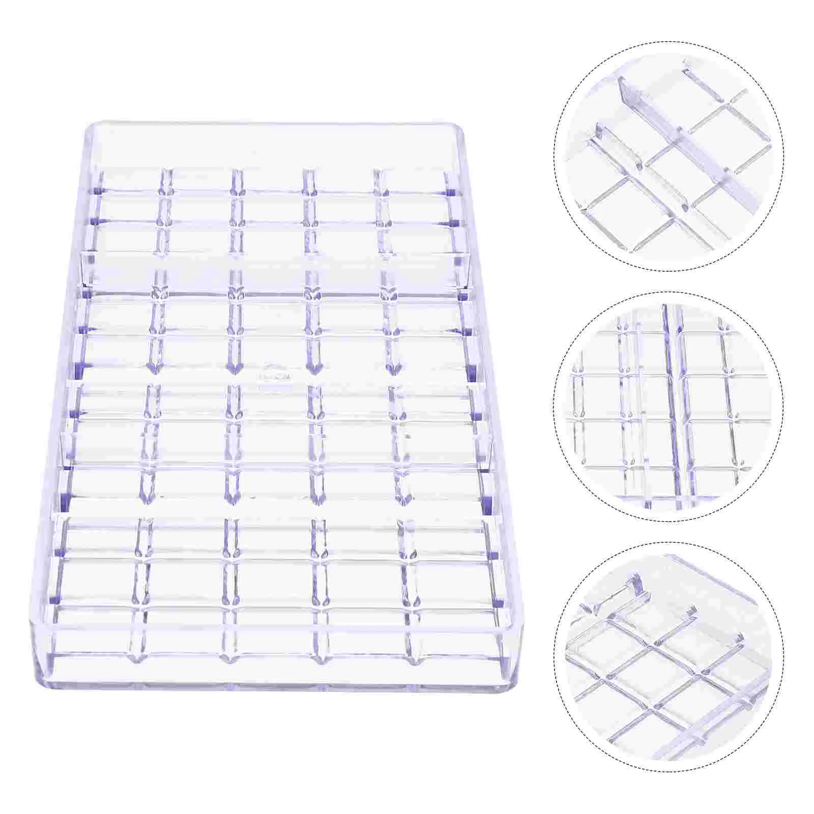 Chocolate Mold Bar Moulds Maker Candy Baking Molds Energy Protein Making Truffle Chunk Plastic Pan Cookie Pudding Clear Wax 
Chocolate Mold Bar Moulds Maker Candy Baking Molds Energy Protein Making Truffle Chunk Plastic Pan Cookie Pudding Clear Wax