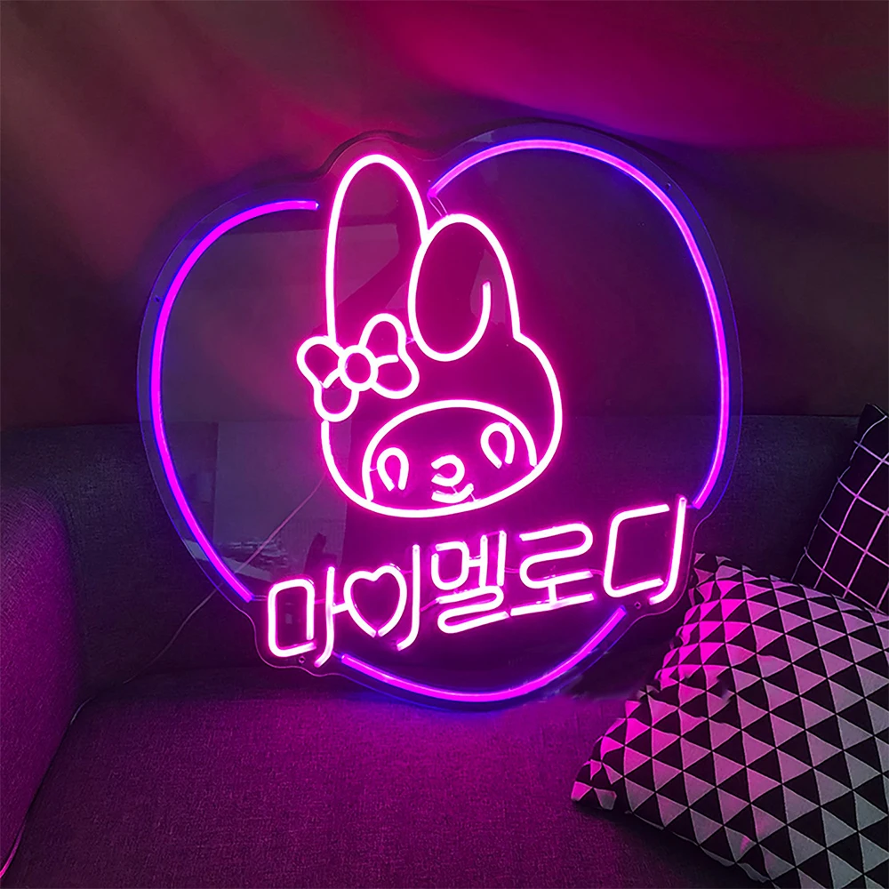 Melody Rabbit LED Neon Sign Custom for Party Bedroom Home Store Cafe Creative Wall Decor INS Wall Decor Kawaii Gifts for Girls
Melody Rabbit LED Neon Sign Custom for Party Bedroom Home Store Cafe Creative Wall Decor INS Wall Decor Kawaii Gifts for Girls