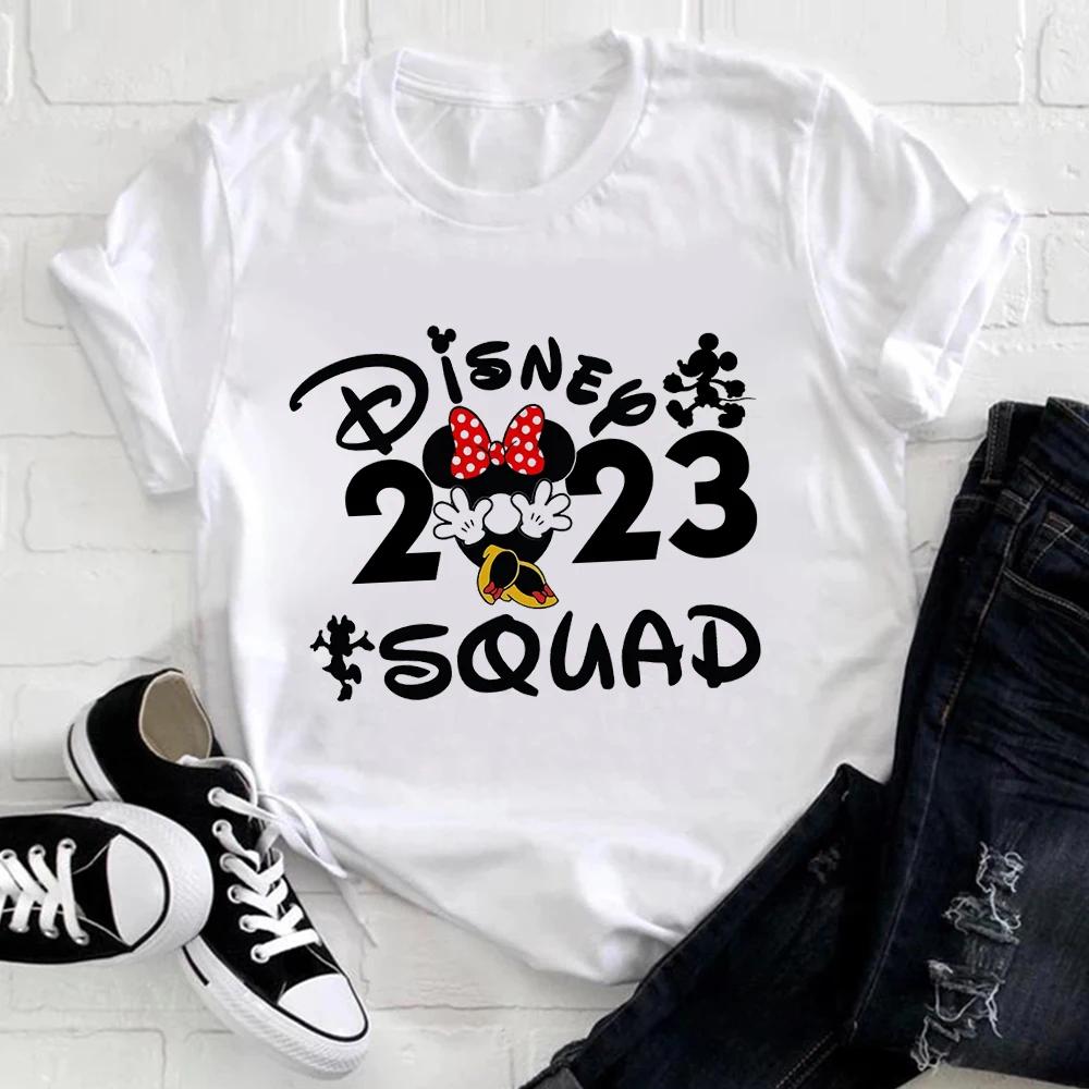 Disney Family Trip Women T Shirt Mickey Mouse Fashion Disneyland Casual Vacation Clothes Mother T-shirts Y2k Tops Tee Gothic
Disney Family Trip Women T Shirt Mickey Mouse Fashion Disneyland Casual Vacation Clothes Mother T-shirts Y2k Tops Tee Gothic