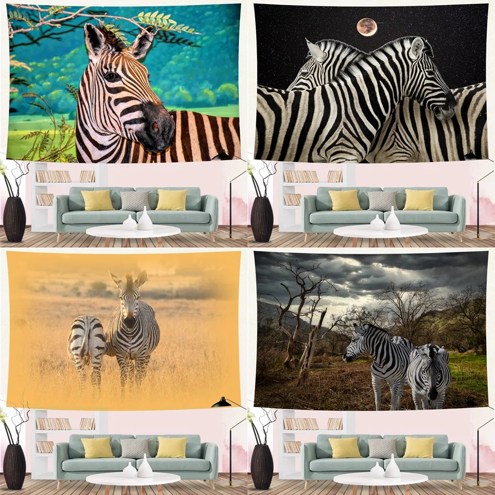 Wild Animal Zebra Tapestry Grassland Scenery Wall Hanging Tapestry Modern Art Living Room Bedroom Decor Fabric Beach Towel Home
Wild Animal Zebra Tapestry Grassland Scenery Wall Hanging Tapestry Modern Art Living Room Bedroom Decor Fabric Beach Towel Home